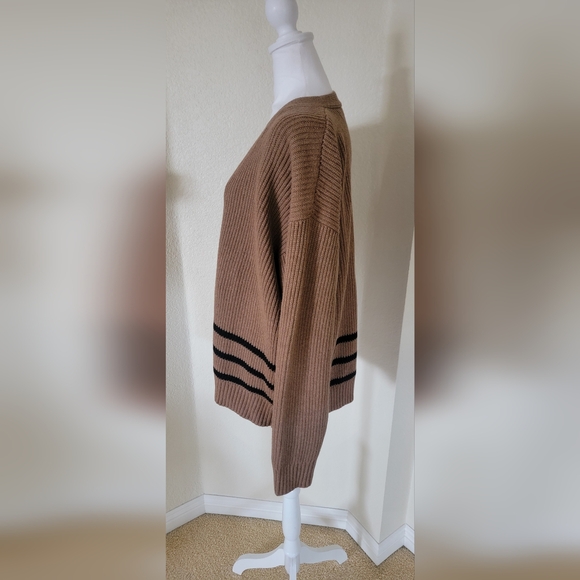 NWT Dsquared2 Men's Tan Cardigan Sweater, Size Medium, Made In Italy - Picture 5 of 7